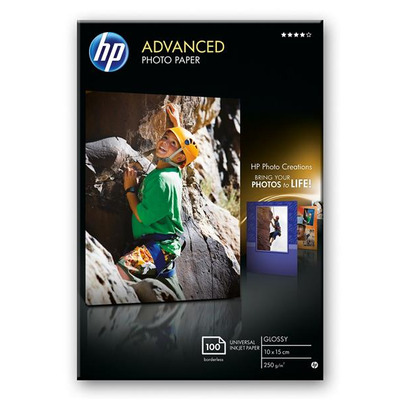 Папір HP Advanced Glossy Photo Paper [глянцевая 10x15 см, 250 г/м, 100л.]