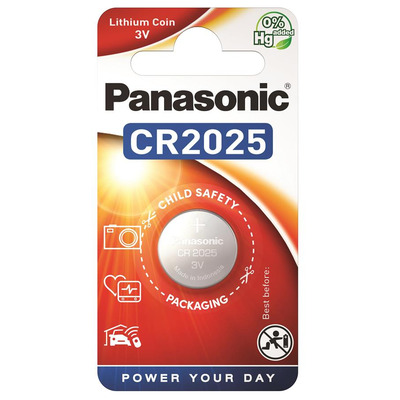 Батарейка Panasonic CR 2025 BL 1шт