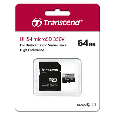 Transcend High Endurance microSDXC 350V [TS64GUSD350V]