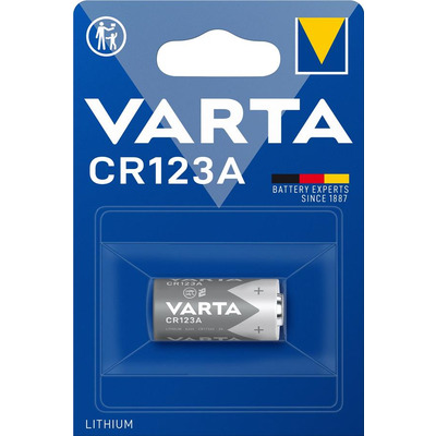 VARTA Батарейка литиевая CR123 блистер, 1 шт.