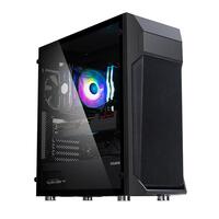 Zalman Корпус Z1 Plus, без БЖ, 2xUSB3.0, 1xUSB2.0, 3x120mm Black fans, TG Side Panel, ATX, Black