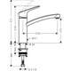 Hansgrohe Змішувач Logis для кухонної мийки 71832000