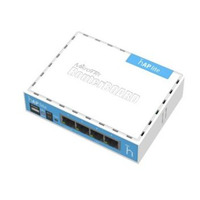 2.4GHz Wi-Fi точка доступу з 4-портами Ethernet для домашнього використання MikroTik hAP lite (RB941-2nD)