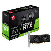 Відеокарта GF RTX 3050 6GB GDDR6 Low Profile OC MSI (GeForce RTX 3050 LP 6G OC)