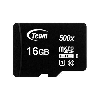 Карта пам`ятi MicroSDHC 16GB UHS-I Class 10 Team Black (TUSDH16GCL10U02)