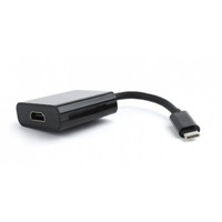 Адаптер Cablexpert USB Type-C - HDMI (M/F), 0.15 м, черный (A-CM-HDMIF-01)