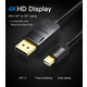 Кабель Vention MiniDisplayPort - DisplayPort V 1.2 (M/M), 3 м, черный (HAABI)