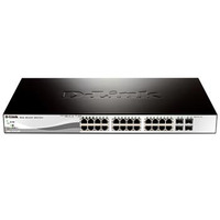 Коммутатор D-Link DGS-1210-28P (24port 1GE PoE, 4x1GE/SFP, WebSmart)