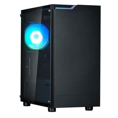 Корпус Zalman T4 Plus без БЖ, 2xUSB3.0, 1xUSB2.0, 1x120мм ARGB, VGA 3200мм, mATX, чорний