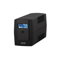 Джжерело безперебійного живлення 2E DD650, 650VA/360W, LCD, USB, 2xSchuko