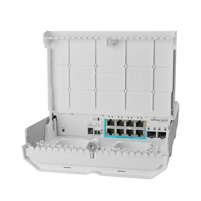 Коммутатор MikroTik Cloud Smart Switch netPower Lite 7R CSS610-1Gi-7R-2S+OUT