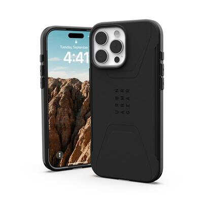 Чохол UAG для iPhone 16 Pro Max, Civilian Magsafe, Black