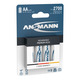 Аккумуляторы Ansmann AA/HR06 NI-MH 2700 mAh BL 4 шт