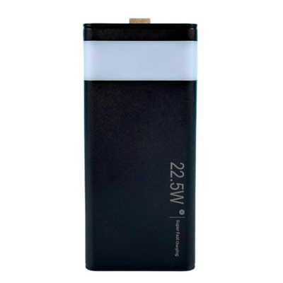 Повербанк WUW TUGII-Y53, PD22.5W, 30000 mAh, Black