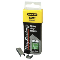 Stanley 1-TRA704T Скоби Light Duty, тип G, 6мм, 1000шт.