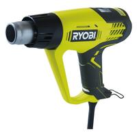 Фен будівельний Ryobi EHG2020LCD, 2000Вт, 50-650С, 250/500л•хв, LCD, 0.8кг