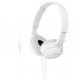 Sony Наушники MDR-ZX110AP On-ear Mic White