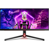 Монітор TFT 34" AOC AGON AG344UXM, WQHD, IPS, MiniLED, 170Гц, 1мс, 2xHDMI, 2xDP, USB-C, USB-hub, HAS, кол