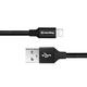 Кабель ColorWay USB - Lightning (M/M), 2.4 А, 0.25 м, Black (CW-CBUL048-BK)