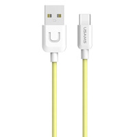 Кабель Usams US-SJ099 USB - USB Type-C, 1 м, Yellow (TCUSBXD05)