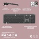 Комплект (клавиатура, мышь) беспроводной Logitech Signature Slim Combo MK950 for Business Graphite (920-012508)