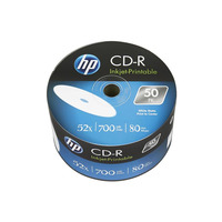 Диски CD-R HP (69301 /CRE00070WIP-33) 700MB 52x IJ Print, без шпинделя, 50 шт