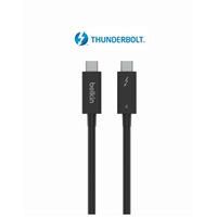 Кабель USB-C > USB-C заряджання/синхронізації Belkin 2м, 100Вт, Type-C Thunderbolt, 40Гбс, чорний