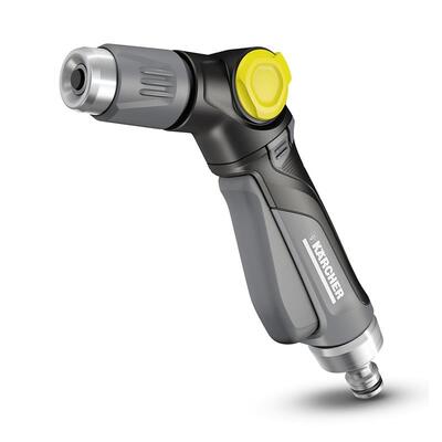 Зрошувач ручний Karcher "Premium", пістолетний, металевий, регулювання напору води, регулювання форми струменя води