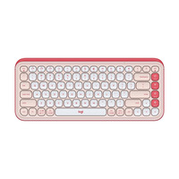 Клавиатура беспроводная Logitech Pop Icon Keys Rose (920-013073)