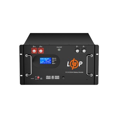 Акумуляторна батарея LogicPower 51.2V 230 AH (11776Wh) с LCD RM AB RS485/CAN (Smart BMS 200A) LiFePO4