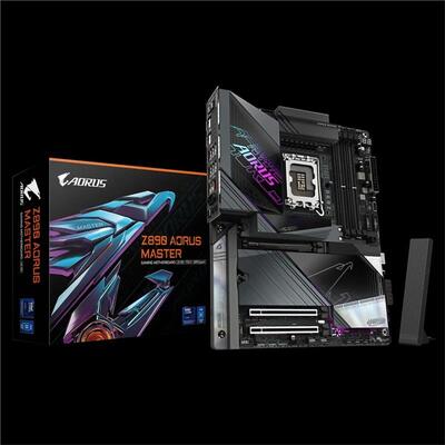 Материнська плата GIGABYTE Z890 AORUS MASTER s1851 Z890 4xDDR5 M.2 USB Type-C Wi-Fi BT ATX