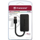 Концентратор USB3.0 Transcend HUB2 (TS-HUB2K) Black 4хUSB3.0