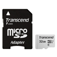 Картка пам'ятi TRANSCEND microSDHC 300S 32GB UHS-I U1 + ad