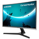 Монiтор Samsung 27" Curved C27R500 (LC27R500FHIXCI) VA Dark Gray