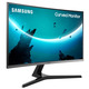 Монiтор Samsung 27" Curved C27R500 (LC27R500FHIXCI) VA Dark Gray