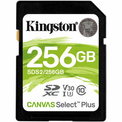 Карта пам'яті Kingston Canvas Select Plus 256Gb SDXC (UHS-1 U1) class 10 V10