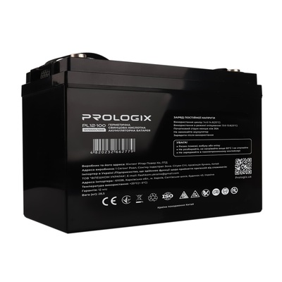 Аккумуляторная батарея Prologix 12V 100AH (PL12-100) AGM