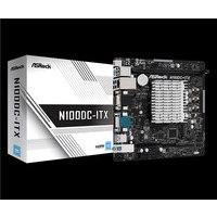 Материнська плата ASRock N100DC-ITX Intel Quad core N100 (up to 3.4GHz) 1xDDR4 M.2 HDMI mITX