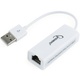 Сетевой адаптер Gembird (NIC-U2-02) USB - Fast Ethernet, белый