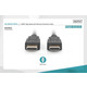 Digitus Кабель HDMI High speed+Ethernet (AM/AM) 5m, black