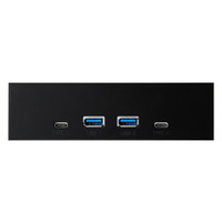 USB-хаб Frime USB 3.1 2 x type A & 2 x type C VL820 Black (ECF-FP2xTA&2xTC.54)