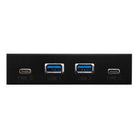 USB-хаб Frime USB 3.1 2 x type A & 2 x type C VL820 Black (ECF-FP2xTA&2xTC.32)