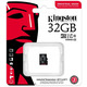 Карта памяти MicroSDHC 32GB UHS-I/U3 Class 10 Kingston Industrial (SDCIT2/32GBSP)