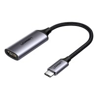 Перехідник USB 2.0 Type C --> HDMI V2.0 4K@60Hz 10 См CM297 UGREEN Сірий