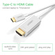 Кабель-Перехідник USB Type C to HDMI Cable Male to Male ABS Case 1.5m UGREEN MM121 Білий