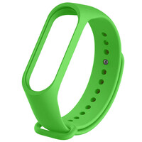 Ремешок для фитнеса браслета Mi Band 3/4 (Silicon) Green