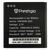 Акумулятор Original Prestigio MultiPhone РАР 4040, PAP4040 (1500 mAh)