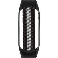 Реминець для фитнес браслету Mi Band 5/6 Milanese Black/Silver