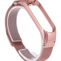 Реминець для фитнес браслету Mi Band 3/4 Milanese Loop Pink-Violet