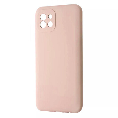 Чехол Silicone Case для Samsung A03 (A035F) Sand Pink (19)